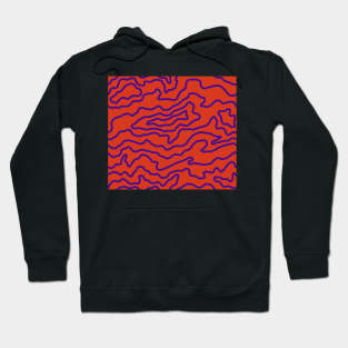 Drip Pattern - Vampire Red Hoodie